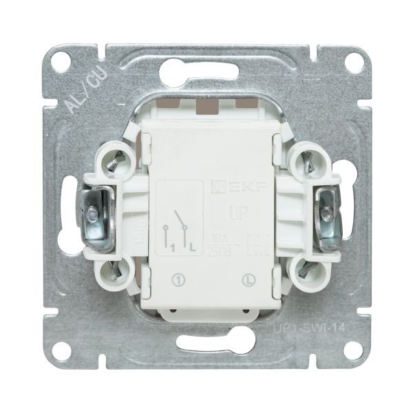 Механизм выключателя, одноклавишный, с подсветкой, кремовый Эпика EKF Механизм выключателя, одноклавишный, с подсветкой, кремовый Эпика EKF