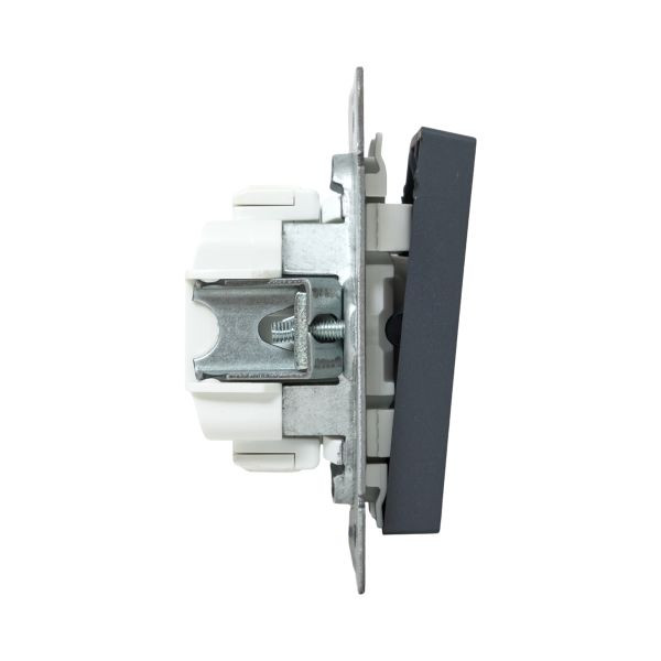 Механизм выключателя, трёхклавишный, графит Эпика EKF Механизм выключателя, трёхклавишный, графит Эпика EKF