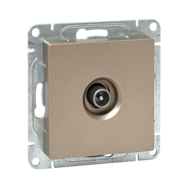 Механизм розетки TV, оконечная, шампань Эпика EKF Механизм розетки TV, оконечная, шампань Эпика EKF