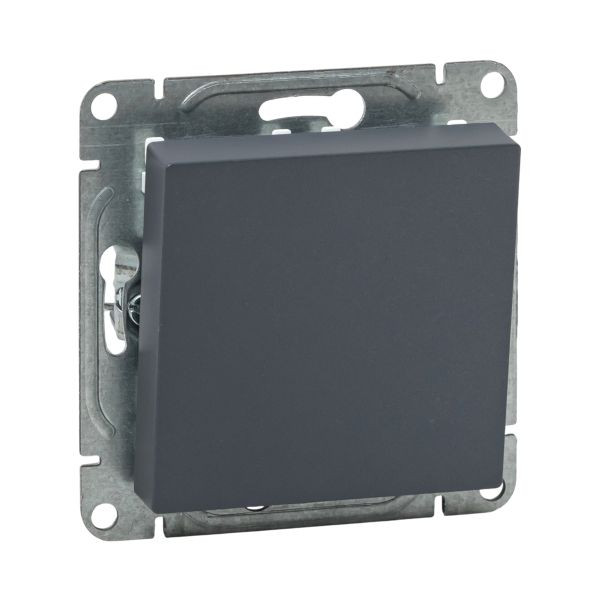 Механизм выключателя, одноклавишный, проходной, графит Эпика EKF Механизм выключателя, одноклавишный, проходной, графит Эпика EKF