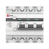 Дифференциальный автомат АД-32 3P+N 6А/10мА (хар, C, A, электронный, защита 270В) 6кА EKF PROxima DA32-6-06-10-4P-a-pro
