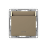 Механизм выключателя, карточный, с подсветкой, шампань Эпика EKF