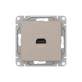 Механизм розетки HDMI, кремовый Эпика EKF