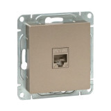 Механизм розетки RJ11, шампань Эпика EKF