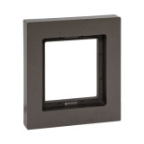 1 - местная рамка, IP44, мокко, пластик Эпика EKF