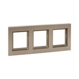 3 - местная рамка, IP44, шампань, пластик Эпика EKF