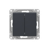 Механизм выключателя жалюзи, графит Эпика EKF