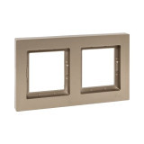 2 - местная рамка, IP44, шампань, пластик Эпика EKF