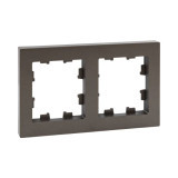 2 - местная рамка, мокко, пластик Эпика EKF