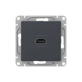 Механизм розетки HDMI, графит Эпика EKF