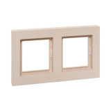 2 - местная рамка, IP44, кремовая, пластик Эпика EKF