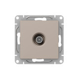 Механизм розетки TV, проходная, кремовый Эпика EKF