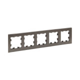 5 - местная рамка, мокко, пластик Эпика EKF