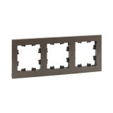 3 - местная рамка, мокко, пластик Эпика EKF