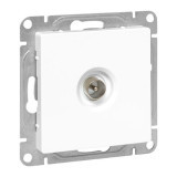 Механизм розетки TV, одиночная, белый Эпика EKF